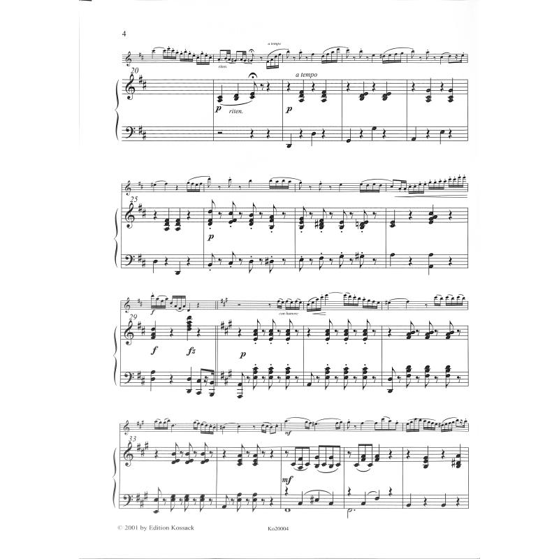Tonbilder - Band 2 - In Leichter Spielart - příčná flétna a klavír