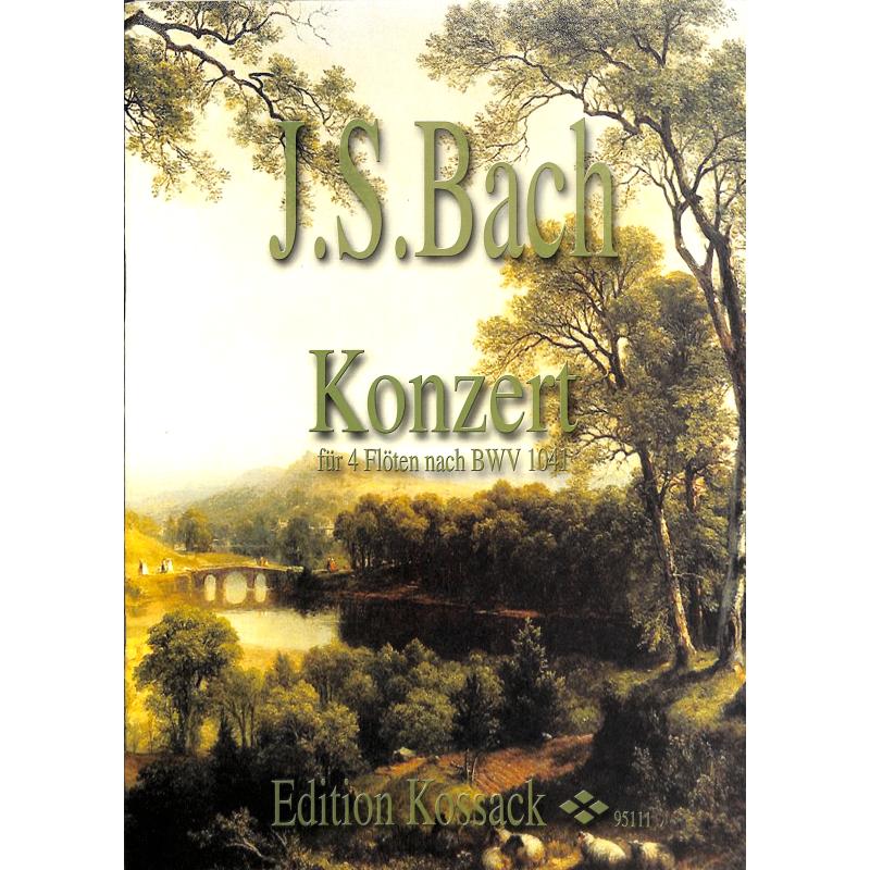 Konzert nach BWV 1041 - pro čtyři příčné flétny