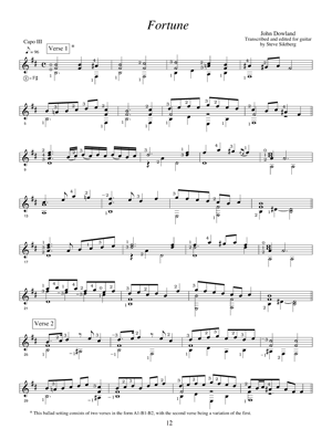 John Downland For Classic Guitar