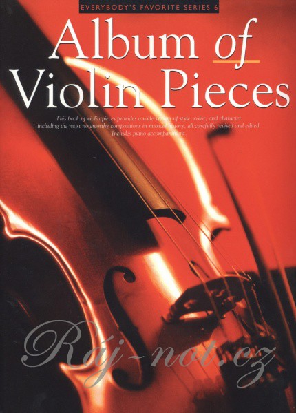 Album Of Violin Pieces skladby pro housle a klavír