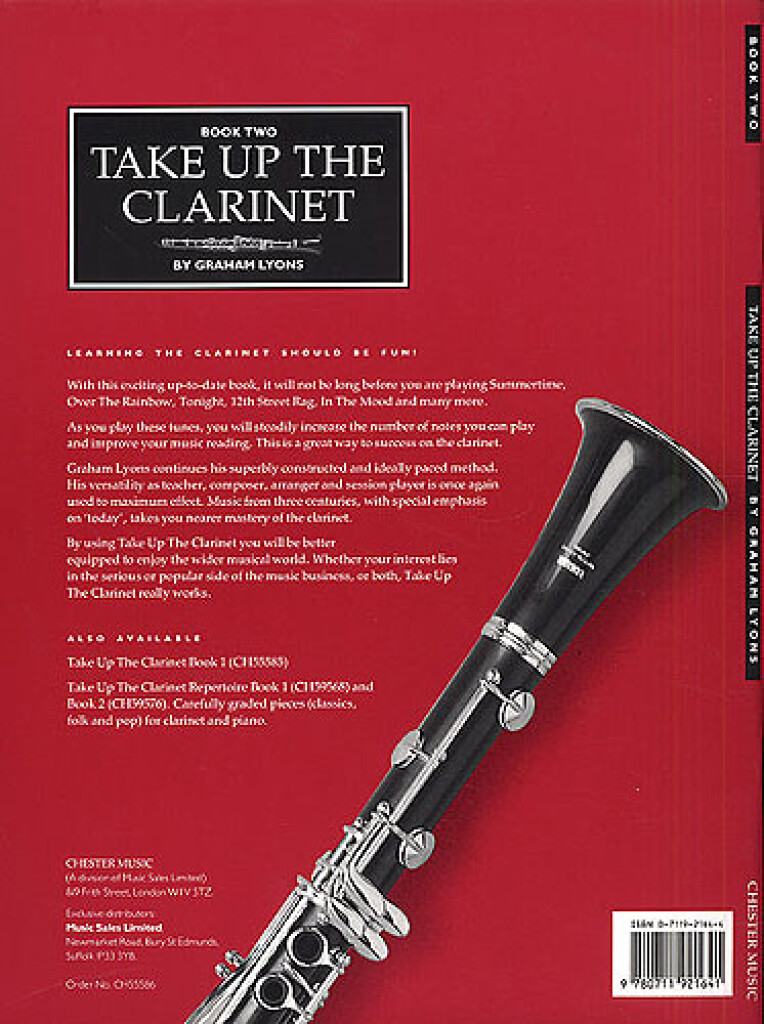 Take Up The Clarinet Book 2 - pro klarinet