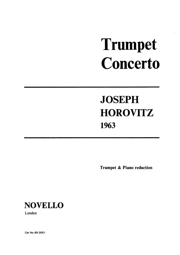 Trumpet Concerto (Trumpet and Piano) - pro trumpetu a klavír