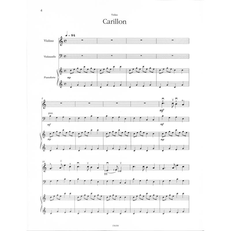 Sette Piccoli Pezzi (7) - housle, violoncello a klavír
