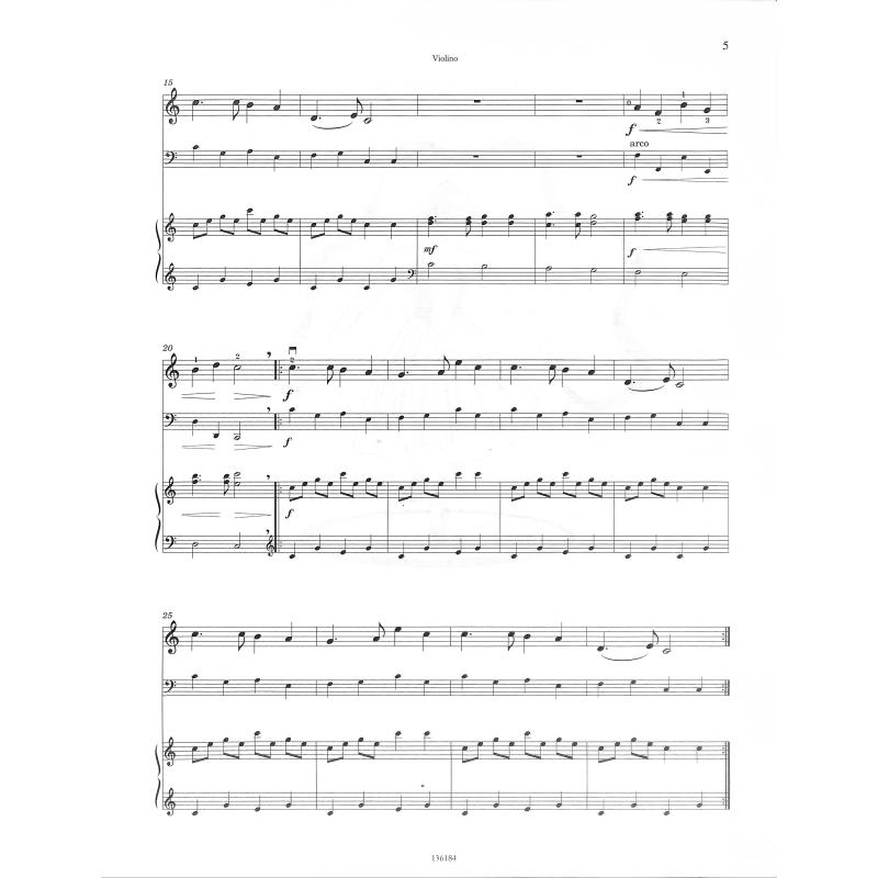 Sette Piccoli Pezzi (7) - housle, violoncello a klavír