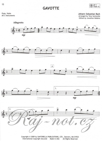 101 Popular Songs Solos and Duets pro příčnou flétnu