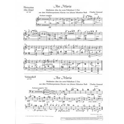 Ave Maria pro housle nebo violoncello a klavír