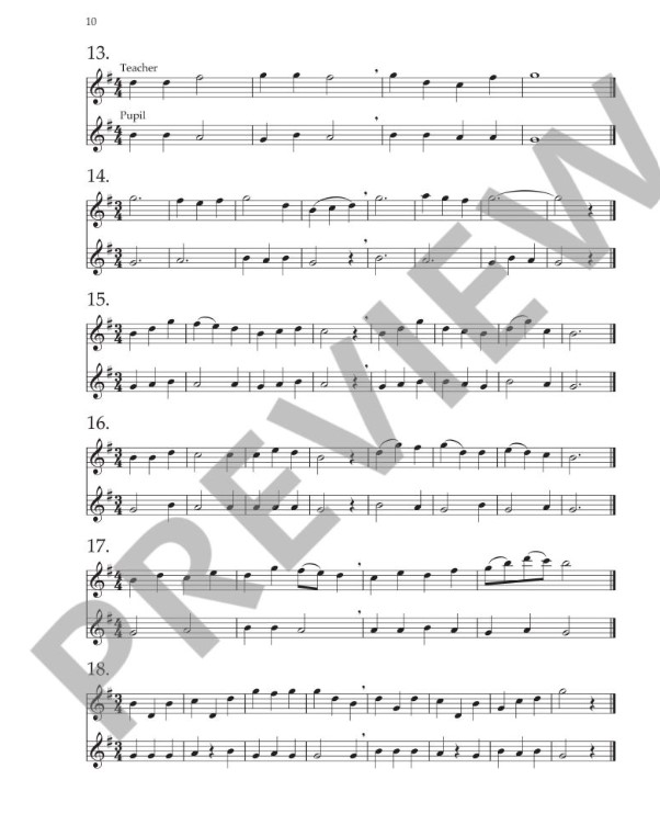 Flute Sight-Reading 1 Vol. 1 - A fresh approach