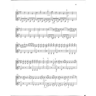 Duets for fun: jednoduché dueta pro dvoje housle