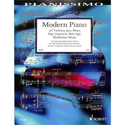 Modern Piano 20. století, jazz, blues, pop, crossover přináší 90 originálních klavírních skladeb