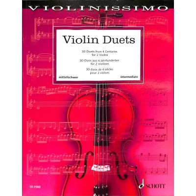 Violin Duets - 30 duetů ze 4 období pro dvoje housle