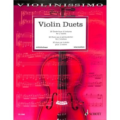 Violin Duets - 30 duetů ze 4 období pro dvoje housle