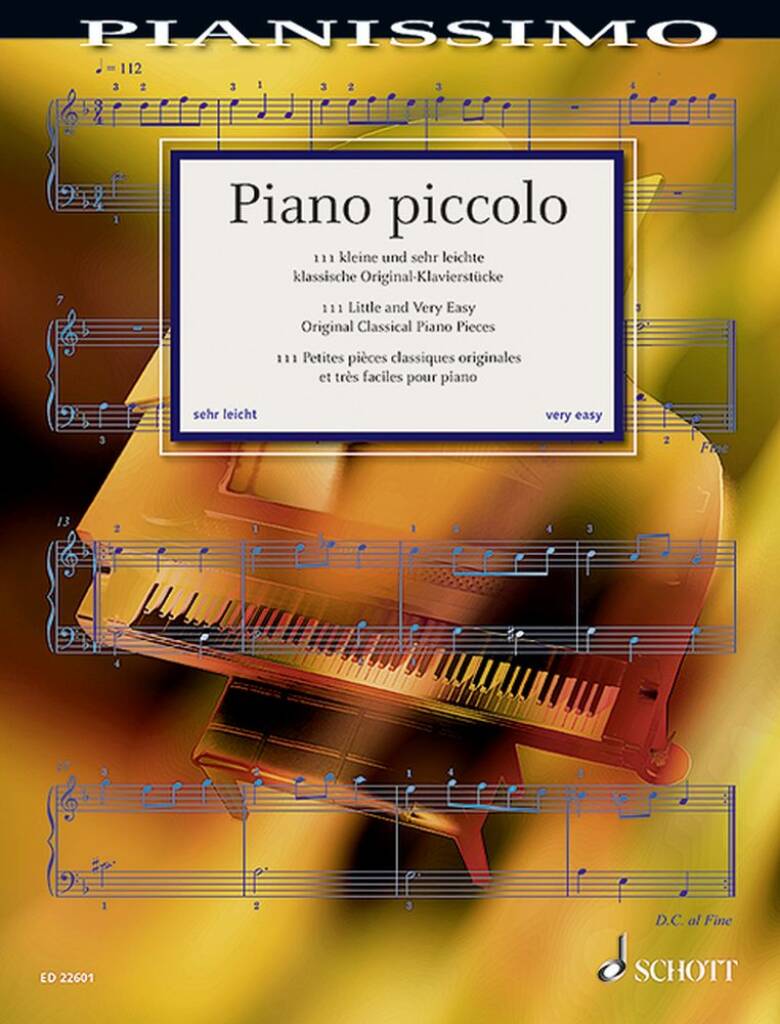 Piano piccolo - 111 malých a velmi snadných originálních skladeb klasického klavíru
