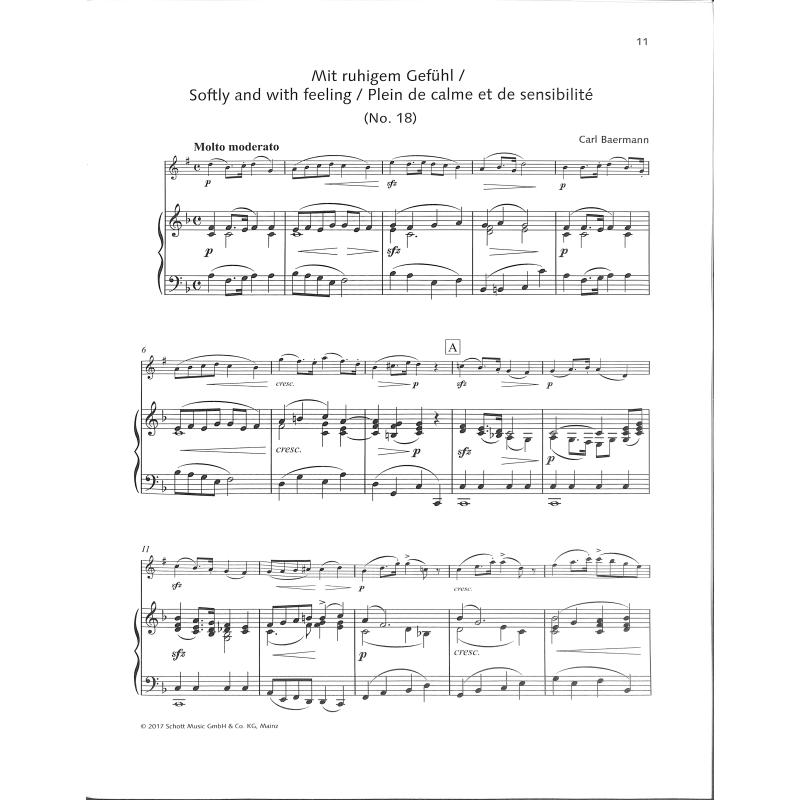 5 Easy Concert Pieces op. 63 - ke klarinetové škole op. 63 - klarinet a klavír