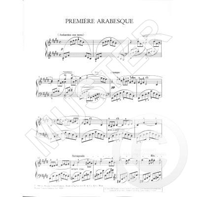 2 Arabesques pro klavír od Claude Debussy