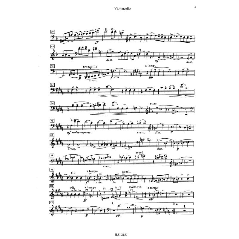 Sonate Op.40 pro violoncello a klavír