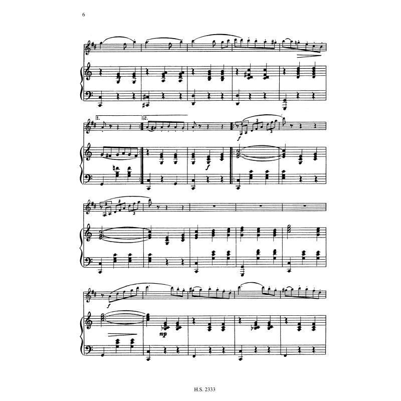 4 Waltzes - příčná flétna, klarinet a klavír