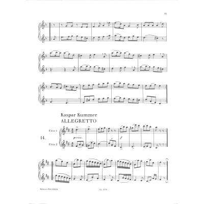 30 leichte Duette um 1800 pro dvě příčné flétny