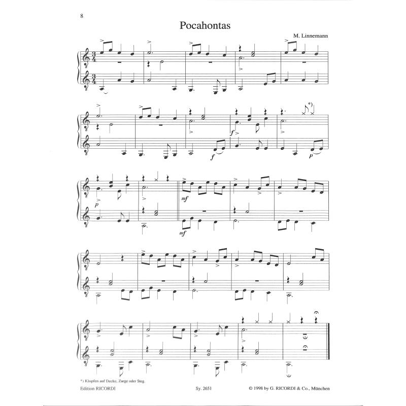 Kaubonbon -  noty pro 2-4 kytary vhodné pro soubory