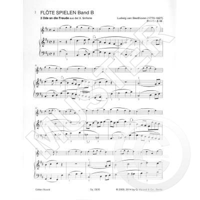 Flöte spielen - Klavierbegleitung Band B - Die neue Querflötenschule