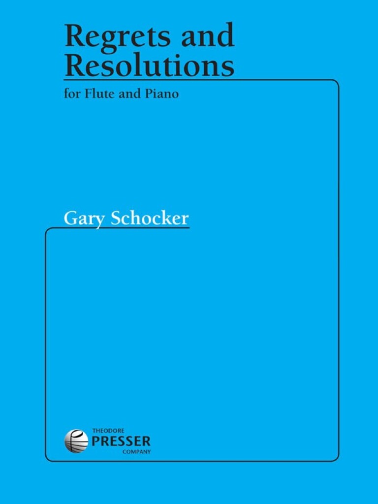 Regrets and Resolutions - Solo Part with Piano Reduction