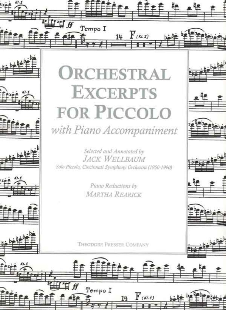 Orchestral Excerpts for Piccolo - With Piano Accompaniment