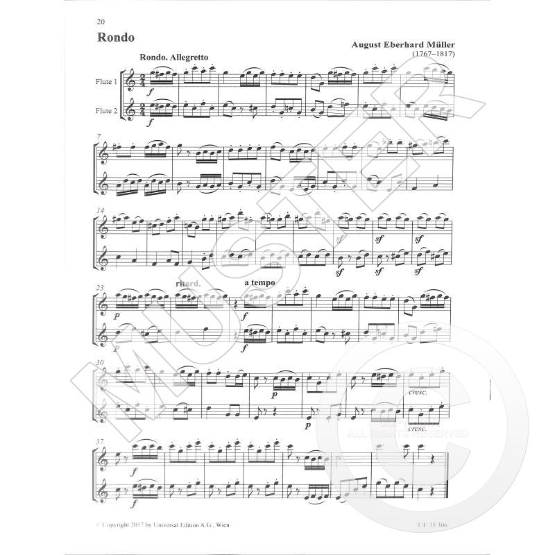 Bühne frei Duos 1 - 25 skladeb pro dvě příčné flétny