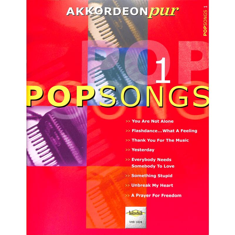 Akkordeon Pur: Pop Songs 1 - noty pro akordeon