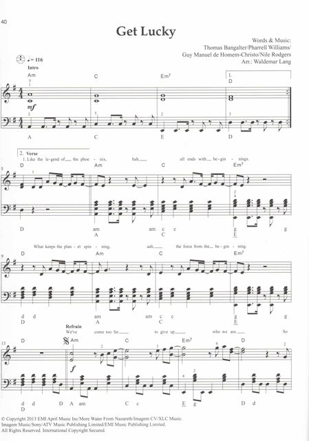 Pop Rock Classics for Accordion Band 2 - 10 skladeb pro akordeon