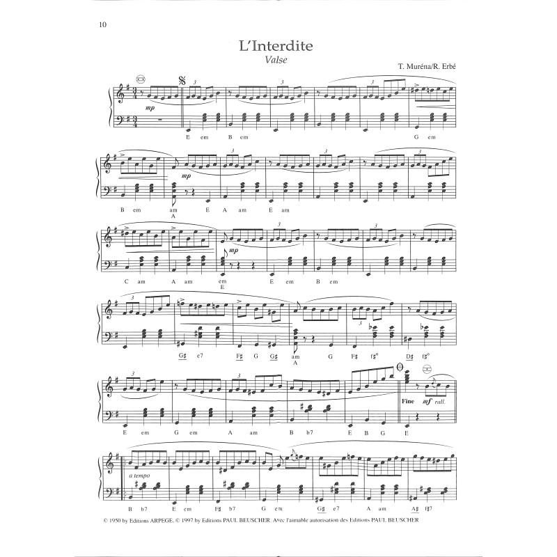 Musette 1 - Valses Polkas Java - noty pro akordeon