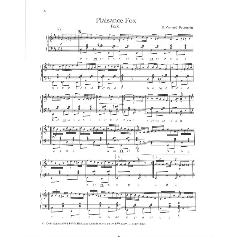 Musette 2 - Valses Polkas Java - noty pro akordeon