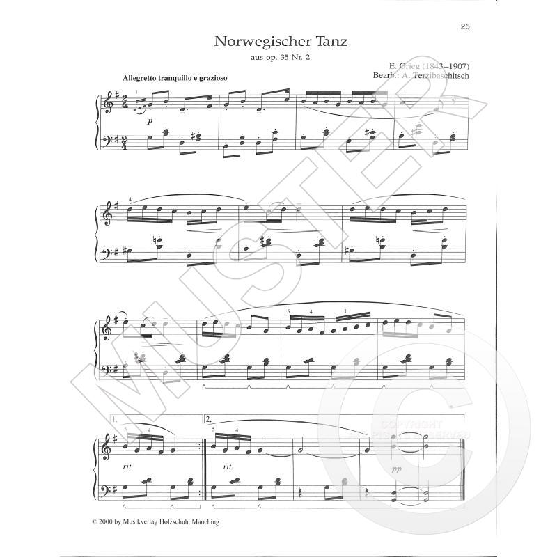Tastenträume Klassik & Pop 2 - 40 známých hudebních témat a melodií v úpravě pro klavír. Střední - těžké
