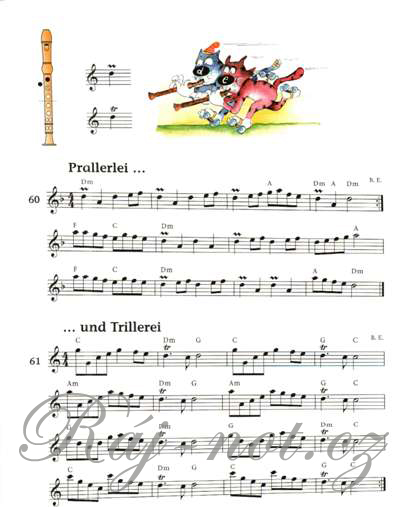 Jede Menge Flötentöne 1 učebnice pro altovou flétnu