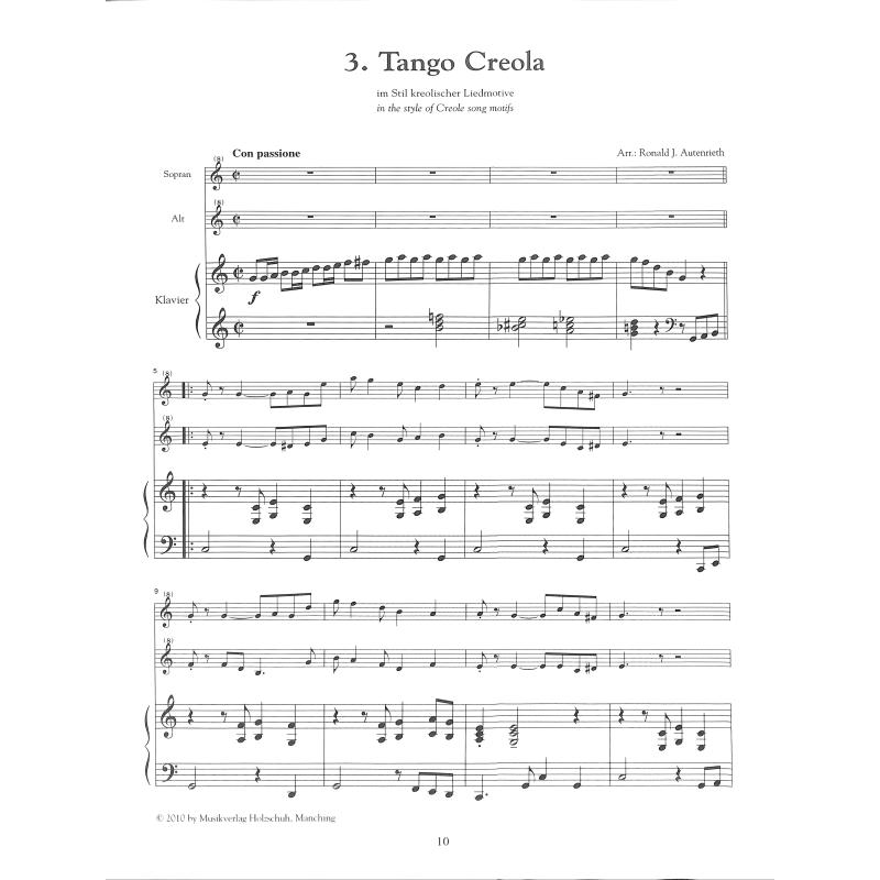 Tango & More - noty pro dvě flétny SA a klavír
