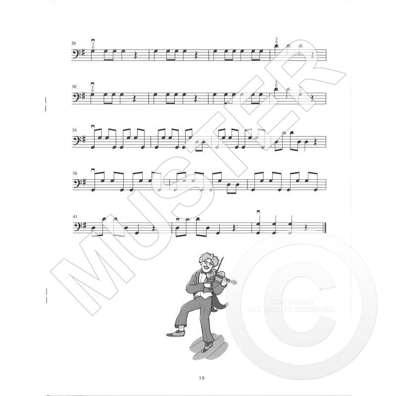 Fiedel-Max goes Cello 1 - 2 skladeb pro violoncello (1. pozice úzký a široký)