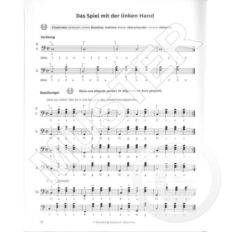 Neue Holzschuh Akkordeon Schule 1 - škola hry na akordeon
