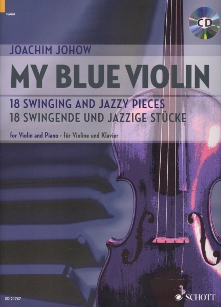 My blue Violin + CD 18 Jazzových skladeb pro housle a klavír