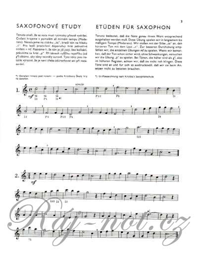 Saxofonové etudy
