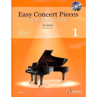 Easy Concert pieces 1 + CD pro klavír