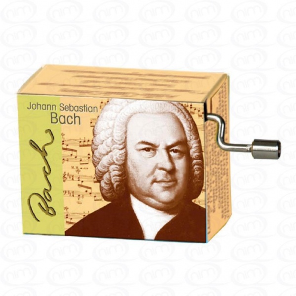 Hrací strojek hraje melodii Air od J. S. Bacha