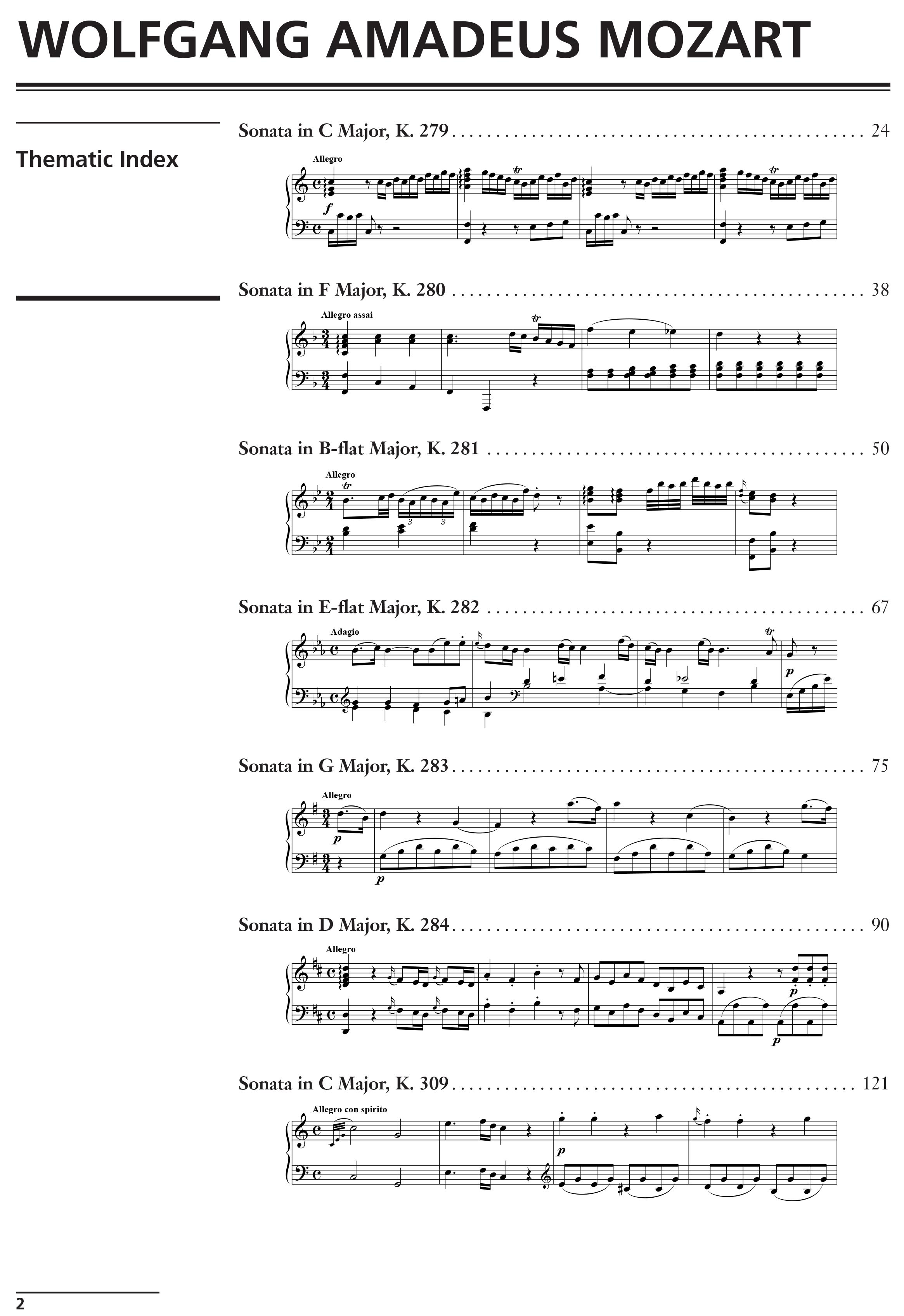 Mozart Piano Sonatas 1 sonáty pro klavír