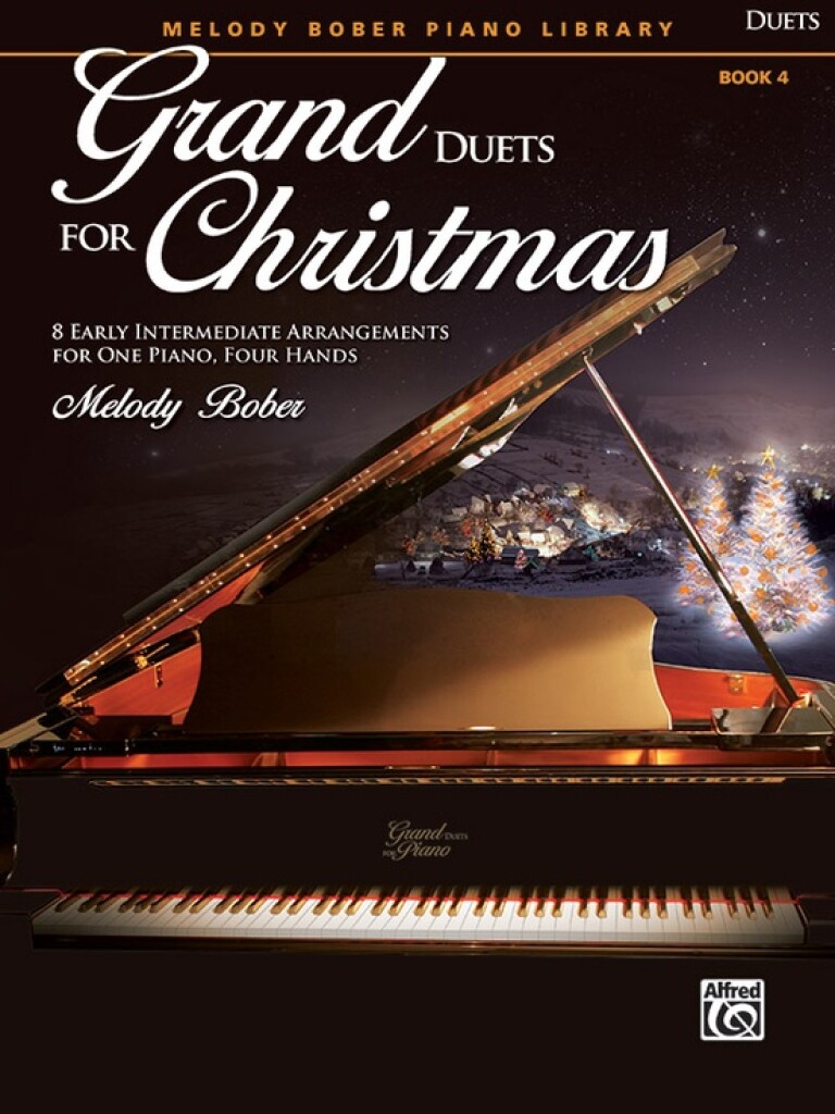 Grand Duets for Christmas Book 4 - 8 raných středně pokročilých aranžmá pro jeden klavír, čtyři ruce