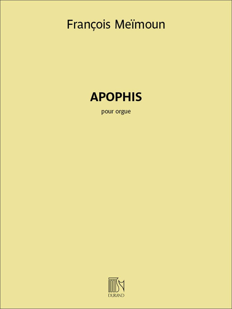 Apophis - pour orgue noty pro varhany