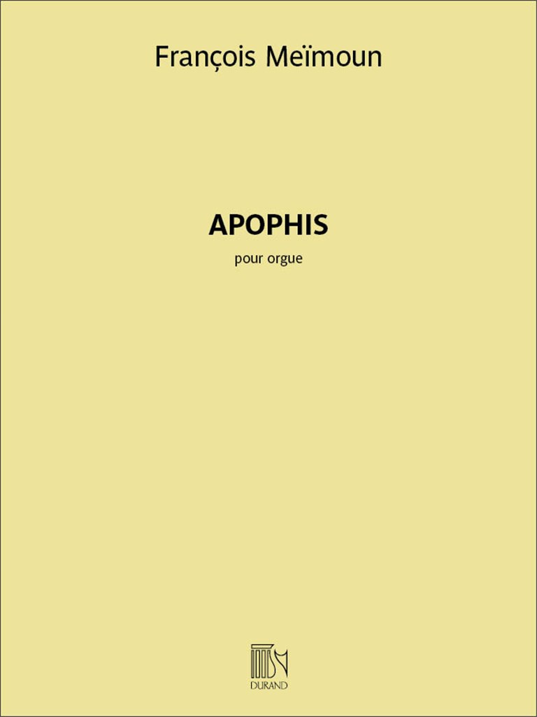 Apophis - pour orgue noty pro varhany