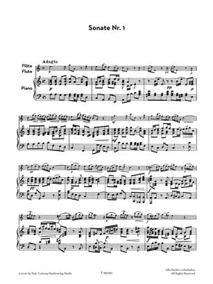 Ausgewählte Sonaten für Flöte und Basso continuo