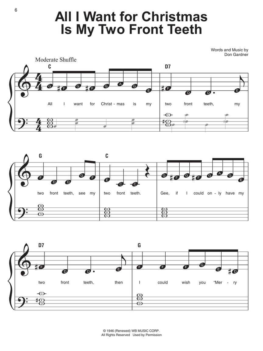 Christmas Standards - Instant Piano Songs - jednoduché noty pro začátečníky hry na klavír