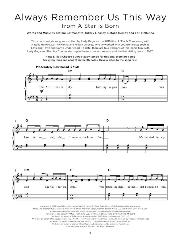 Really Easy Piano: Movie Musicals - 15 hitů z filmových muzikálů