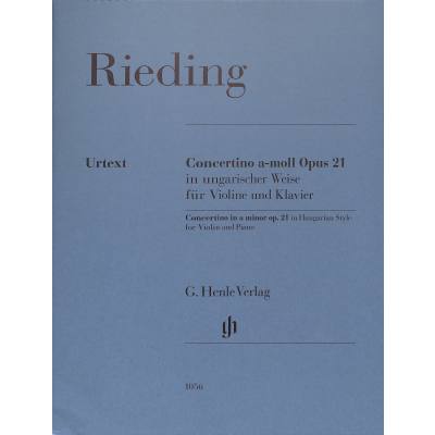 Concertino in a minor op. 21 in Hungarian Style pro housle a klavír