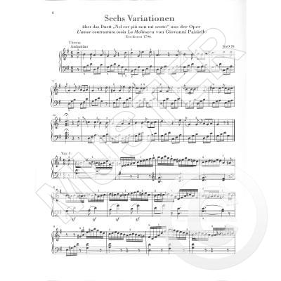 32 Variation Works WoO 64, 70, 77 pro klavír