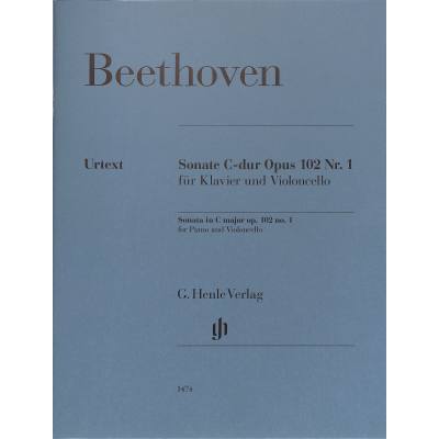 Violoncello Sonata C Major Op. 102 No. 1 pro violoncello a klavír