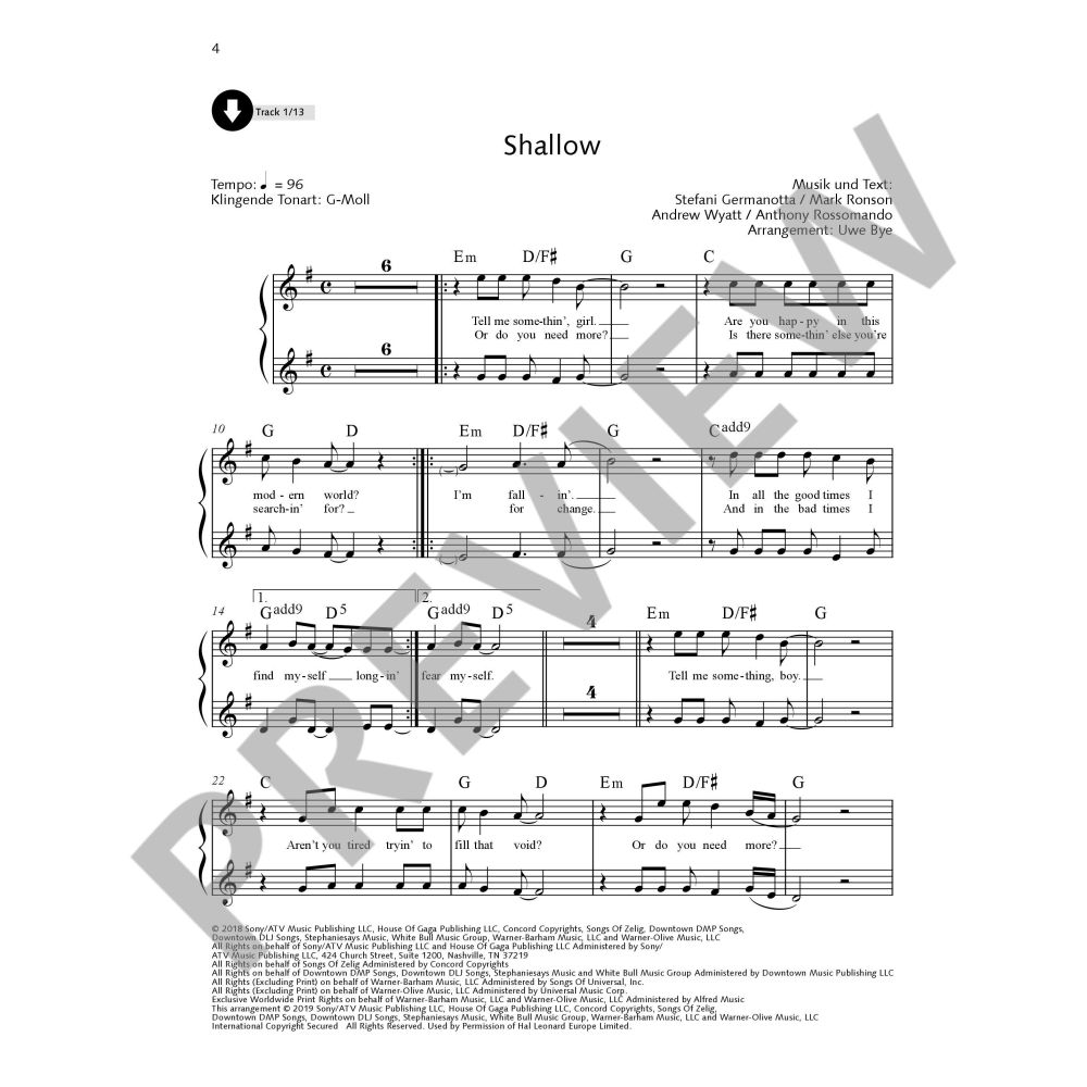 Pop For Alto Saxophone Band 3 - 12 pop-hitů ve snadné úpravě pro altový saxofon